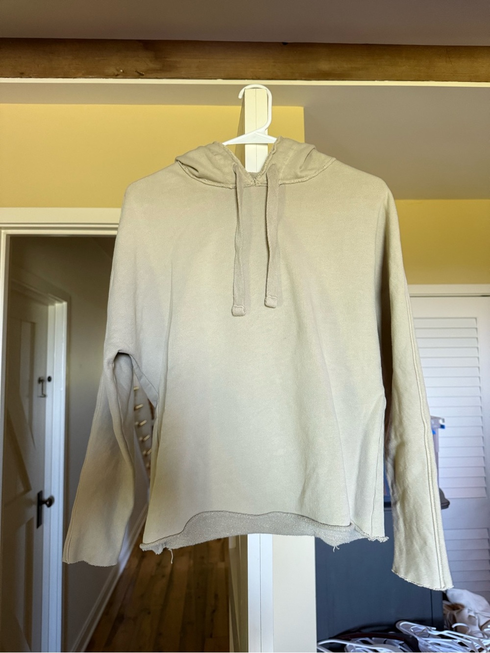 Frank & Eileen Neutral Beige Terry Hoodie